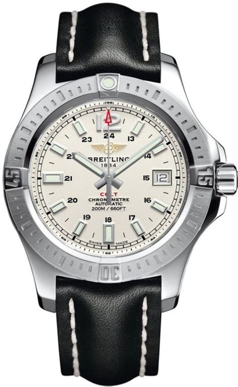 breitling chronomat 41 eta|Breitling colt 41 silver dial.